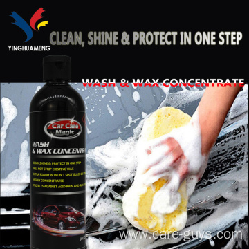 car wash shampoo foaming wash & wax concentrate